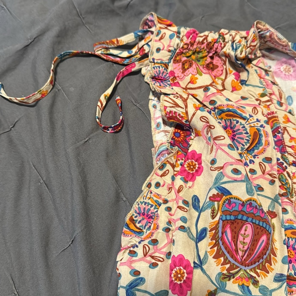 Floral Print Women's Top - Picture 3 of 6